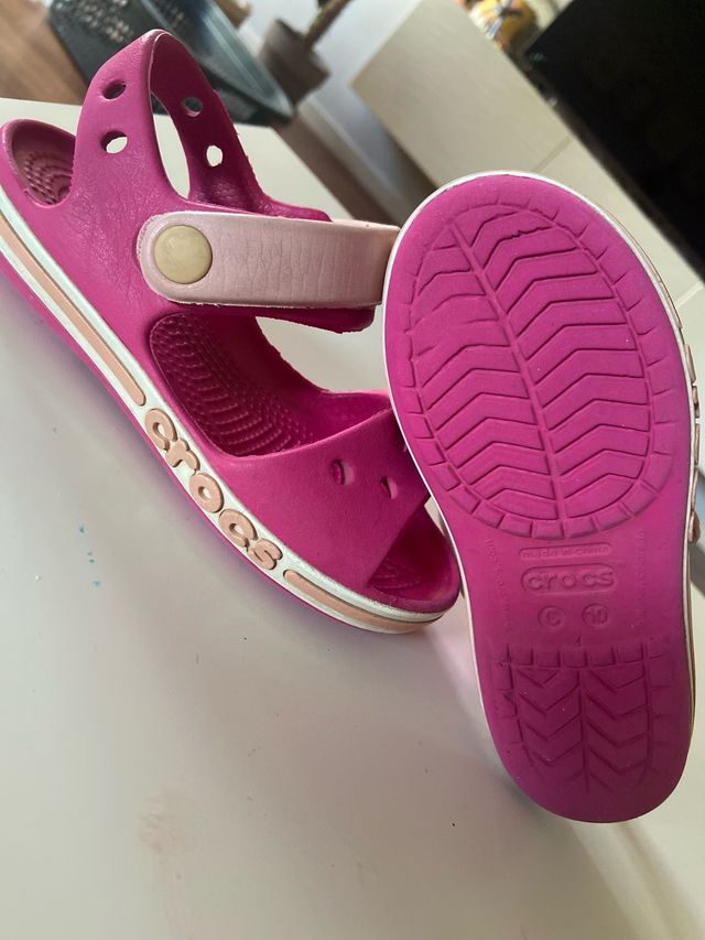 Sandalias Crocs Niña Talla 27/28 Rosa