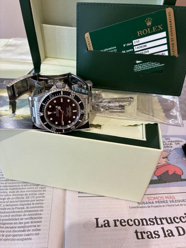 Rolex Submariner Negro