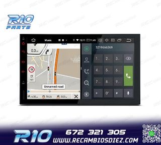 RADIO GPS ANDROID 14 2DIN 7" MULTIMEDIA GPS HD 3 USB SD