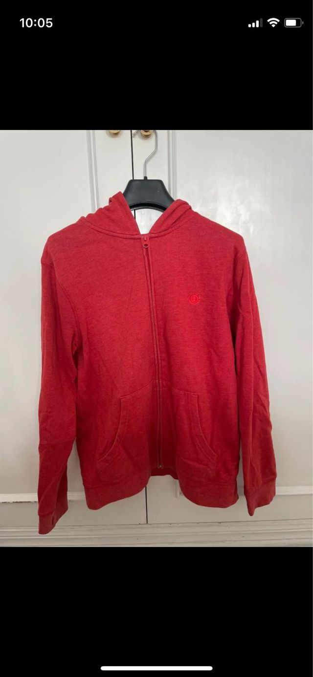 Sudadera unisex Talla 14 Roja