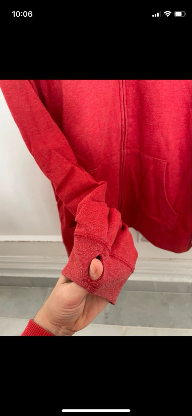 Sudadera unisex Talla 14 Roja