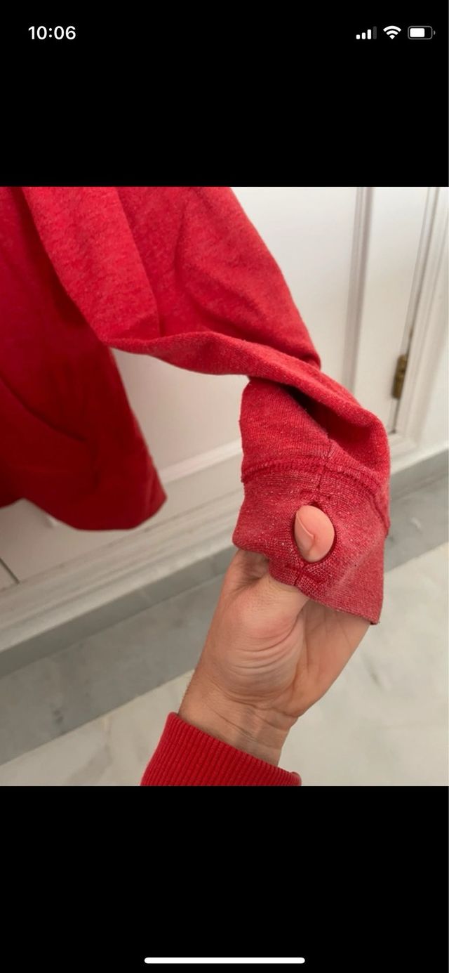 Sudadera unisex Talla 14 Roja