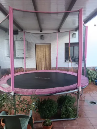 Colchoneta grande para trampolín