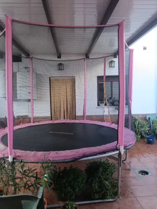 Colchoneta grande para trampolín