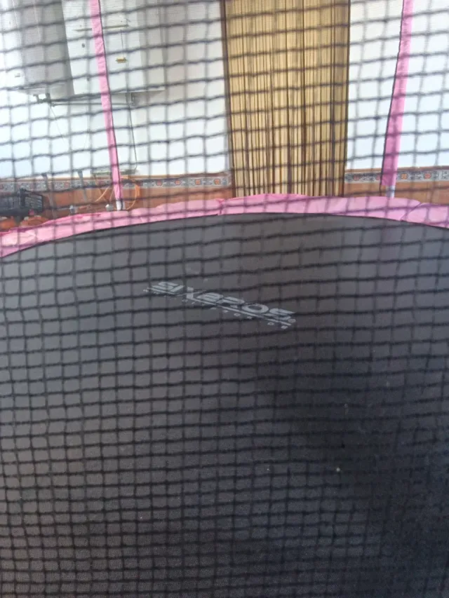 Colchoneta grande para trampolín