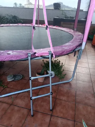 Colchoneta grande para trampolín