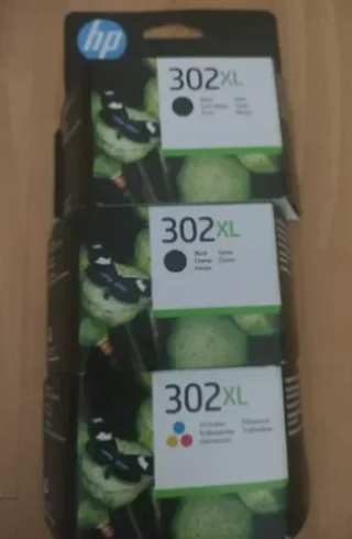 HP 302XL - 2 Cartuchos Negro + 1 Color - ORIGINAL