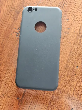 Funda iPhone Negra Mate. Iphone6, 7, 8