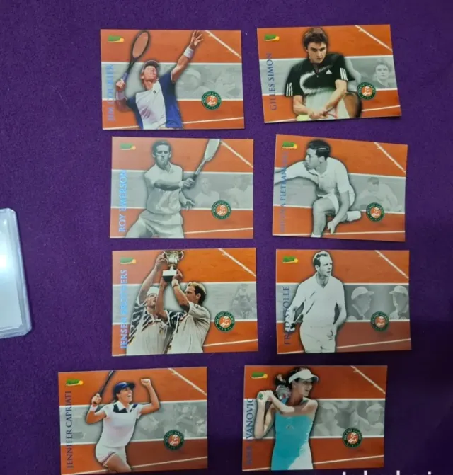 Lote 4 cards Rafa Nadal rookie + 8 regalo