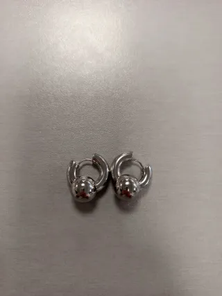 Pendientes Purelei Aro Bolas Plata
