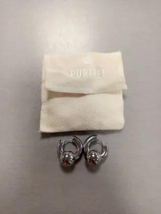 Pendientes Purelei Aro Bolas Plata