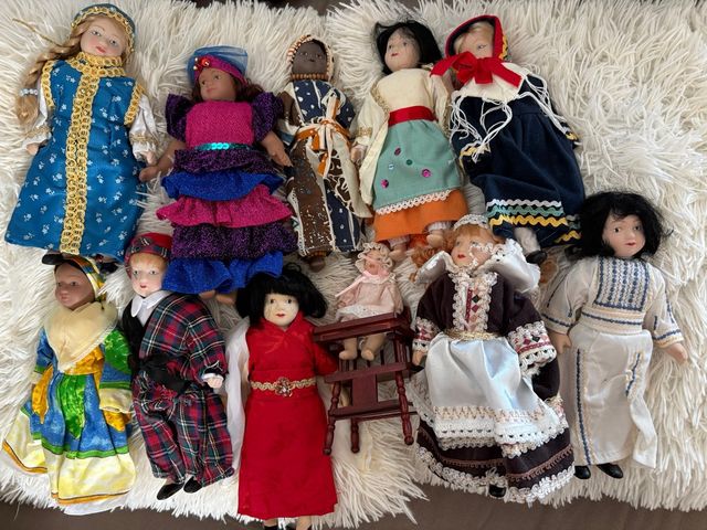 Muñecas de porcelana vintage