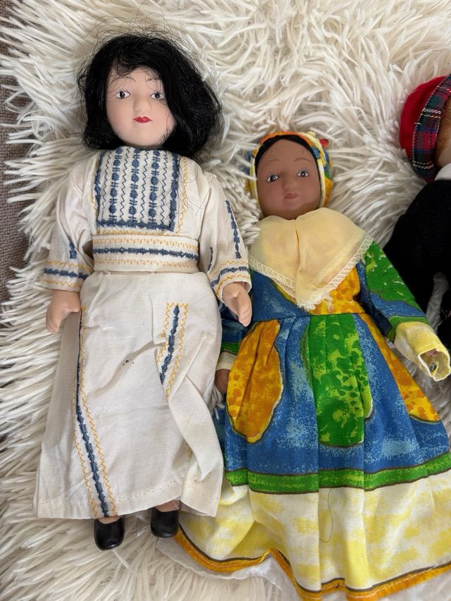 Muñecas de porcelana vintage