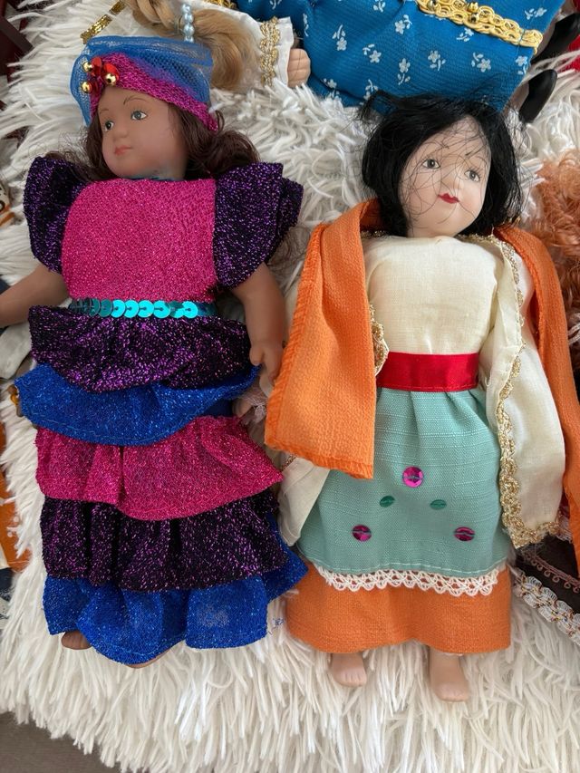 Muñecas de porcelana vintage