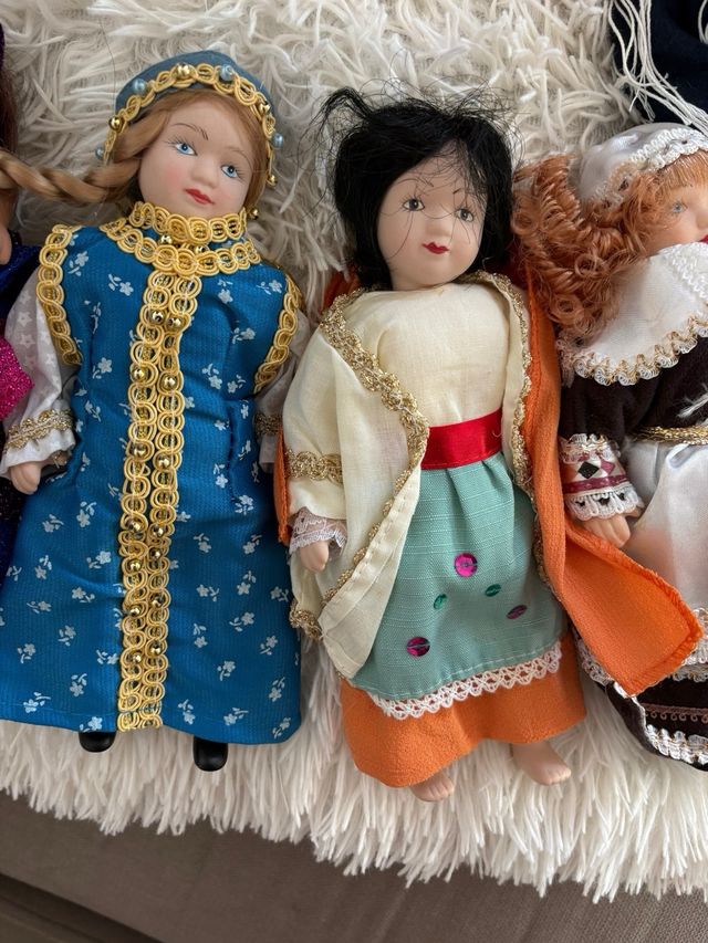 Muñecas de porcelana vintage