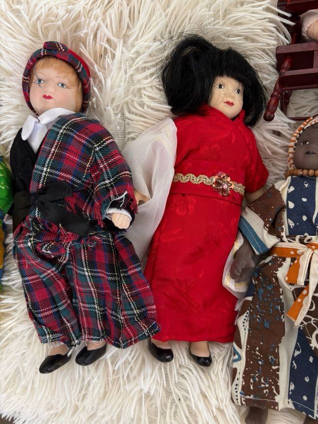 Muñecas de porcelana vintage