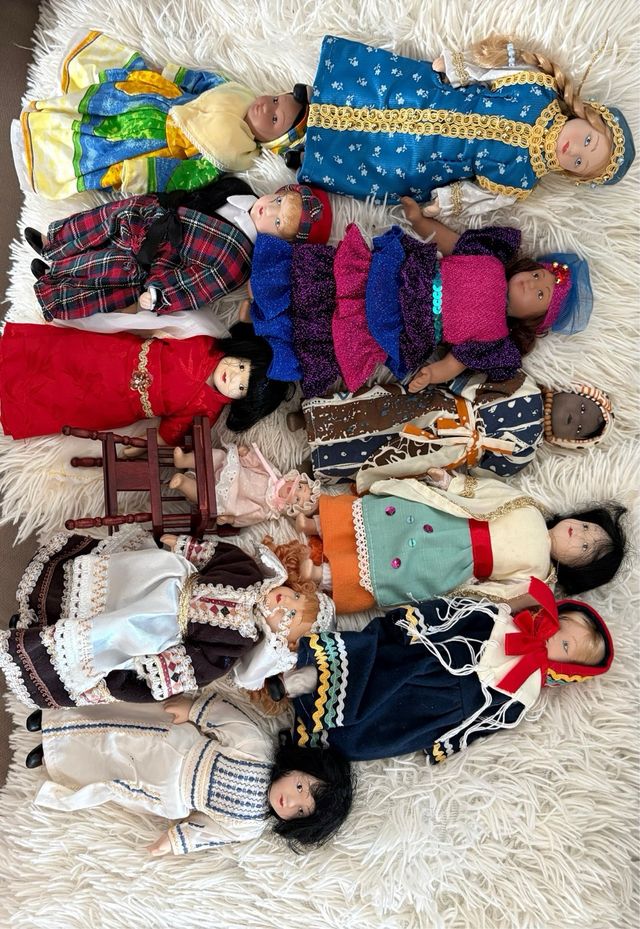 Muñecas de porcelana vintage