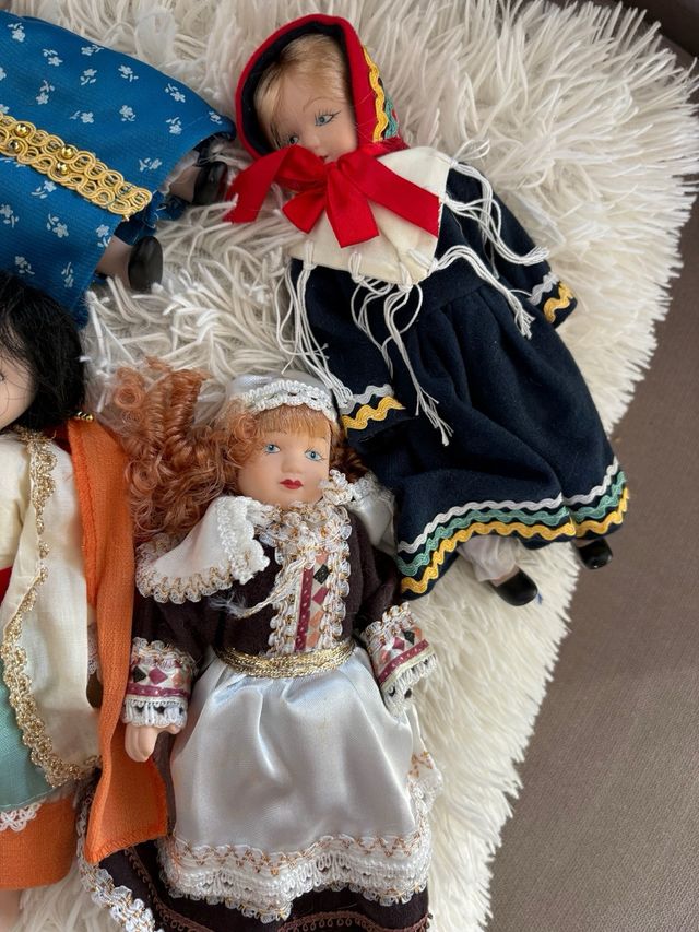 Muñecas de porcelana vintage
