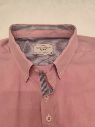 Camisa rosa de la marca Aqua & Cotton Talla XL