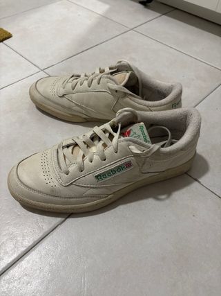Reebok Club C 85 beige y verde