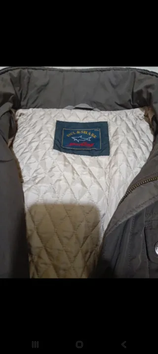 Parka Paul & Shark verde Talla 2XL