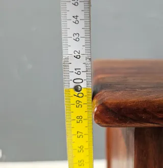 Coppia Comodini Legno Massello Intarsiati