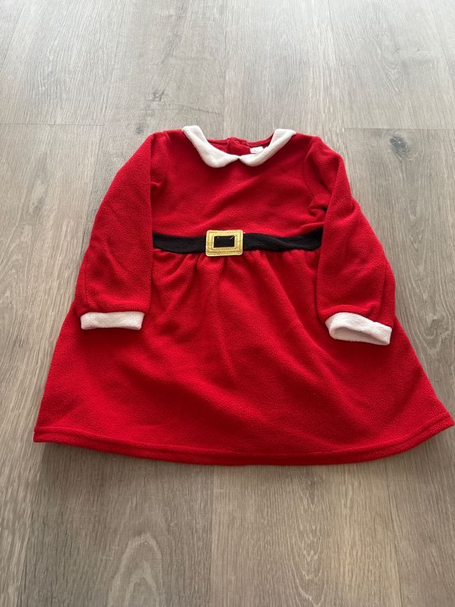 Vestido Mamá Noel Niña T2 H&M