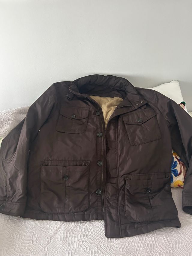 Chaquetón caballero marrón