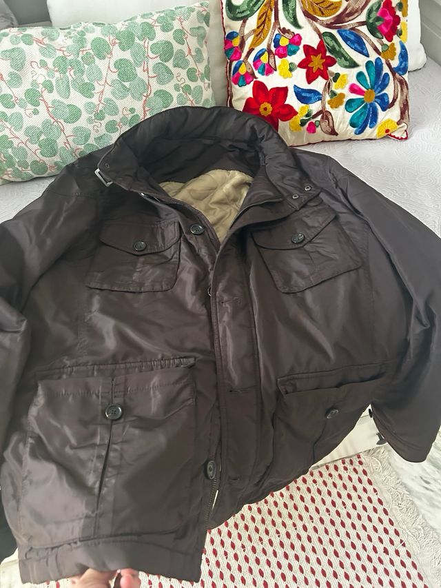 Chaquetón caballero marrón