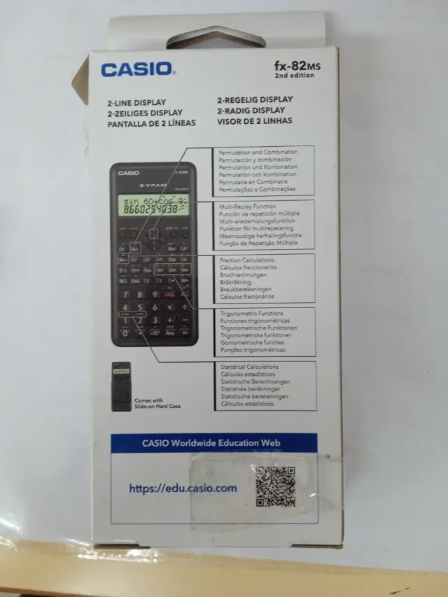 Calculadora Científica Casio FX-82MS 2nd Edition