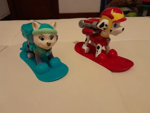 Figuras Patrulla Canina patin Mochila Articulada