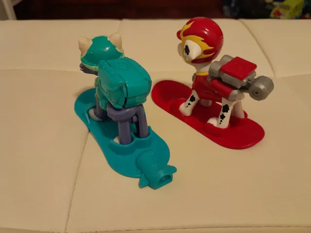 Figuras Patrulla Canina patin Mochila Articulada