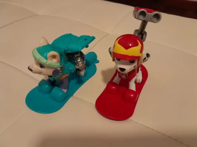 Figuras Patrulla Canina patin Mochila Articulada