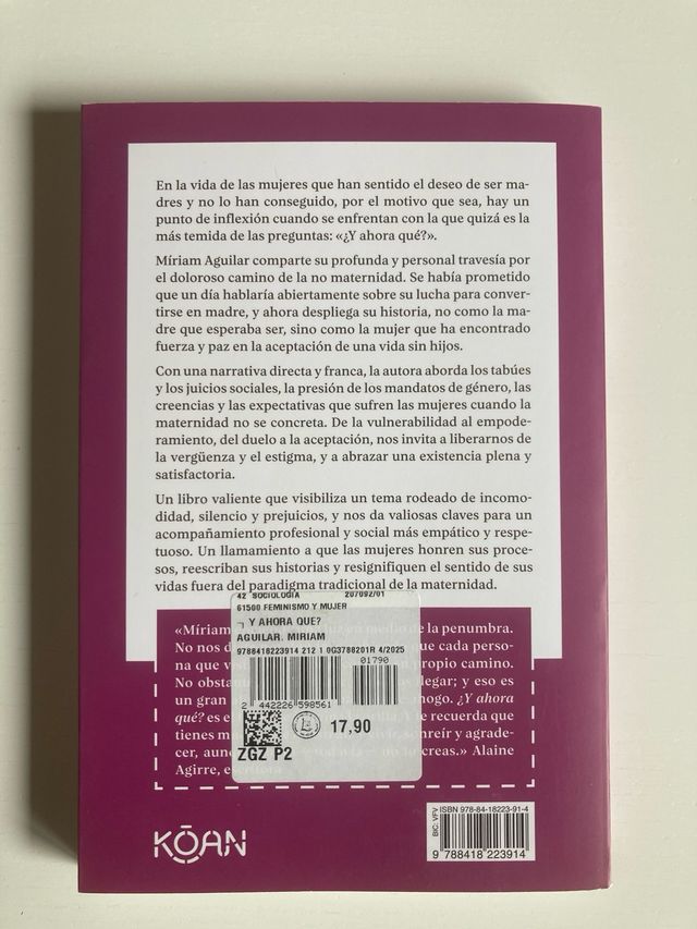 ¿Y ahora qué?: Un reflexión sobre la no materni...