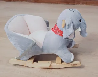 Peluche Elefante Mecedor Bebés y niños con sonido