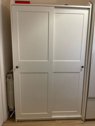 Urge - Armadio HAUGA bianco a 2 ante scorrevoli