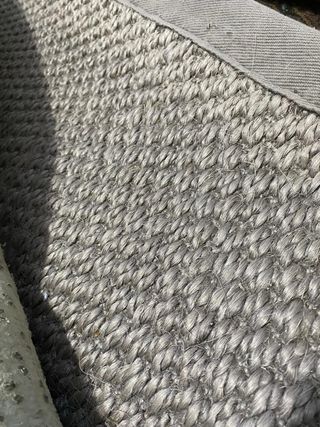 Tappeto in fibra con nodo di cocco intrecciato