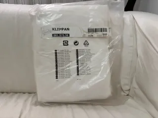 Sofá KLIPPAN 2 plazas blanco.