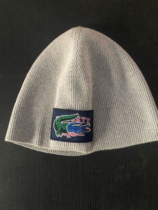 Cappello Lacoste Grigio Patch Coccodrillo