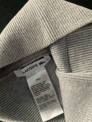 Cappello Lacoste Grigio Patch Coccodrillo