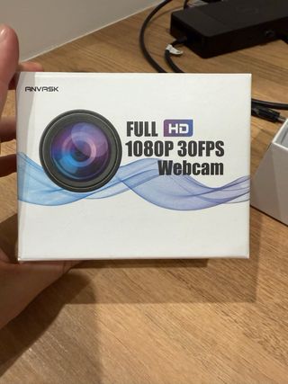 Webcam Full HD Negra