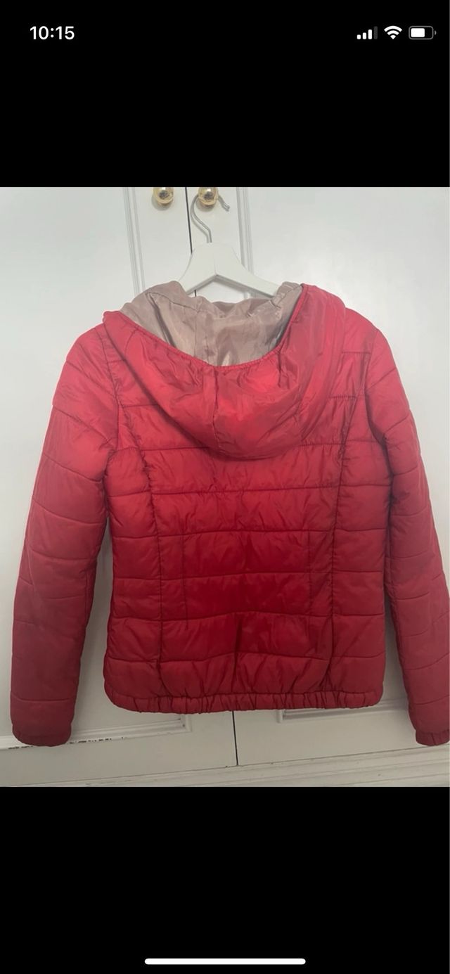 Chaqueta acolchada roja