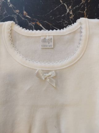 Lotto 4 magliette intime bambina 2 anni