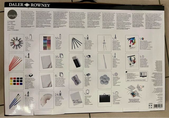 Kit de Arte Daler Rowney 163 Piezas