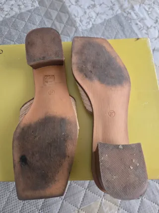 Sandalias Mulaya Tacon Bajo Talla 37