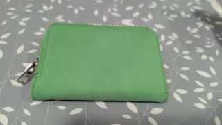 Mini cartera Bimba y Lola beige y verde