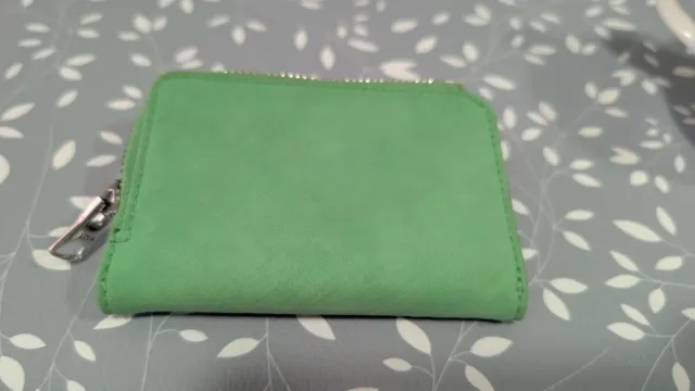 Mini cartera Bimba y Lola beige y verde