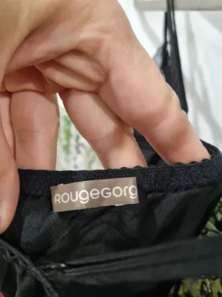 Mono camisón sexy encaje negro