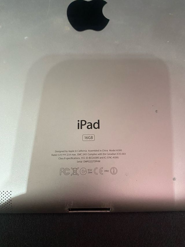 iPad para Piezas Plata