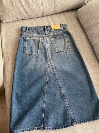 Falda vaquera Zara niña T.11-12